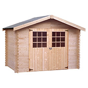 Abri de Jardin en Bois - bois 28 mm  8,88 m2